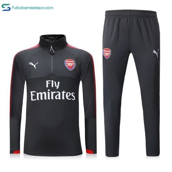 Chandal Arsenal 2017/18 Gris Rojo